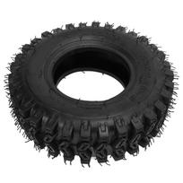 13x4.10‑6 sniego valymo padanga keturračiams, kartingams, mini 4WD, 47cc, 49cc sniego motociklams black