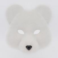 Plaukuota Gyvūno Lokio Kaukė Dirbtinio Kailio Letenos ir Uodegos Rinkinys Vyrams Moterims Karnavalo Cosplay vakarėlio Rekvizitas Anime Cosplay Kostiumo Aksesuarai balta/ruda