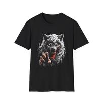 Wolf in Sheep’s Clothing T-Shirt Mens Kids Mens Womens Tees Top – Deception Never Looked This Good 2XL gray