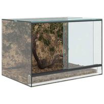 Terrarium with Storage Transparent 60 x 40 x 40 cm Glass