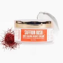 Humuss Beauty Saffron Rush Anti-Aging Night Cream | With Saffron, Acai & Aloe Vera | Reduces Fine Lines, Wrinkles & Dark Spots | Overnight Hydratio beige