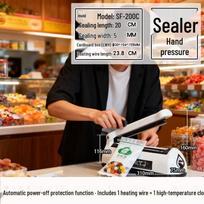 Mini Portable Handheld Bag Sealer white