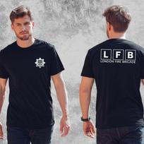Londono Priešgaisrinė tarnyba Lfb JK Jungtinė Karalystė Priešgaisrininko Marškinėliai L white