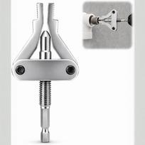 Broken Pipe Extractor Tool, Damaged Screw Bolt Thread Valve Remover Tool | for 1/2  3/4  1  Effortless Broken Pipe Removal Home Repairs 1PCS gray