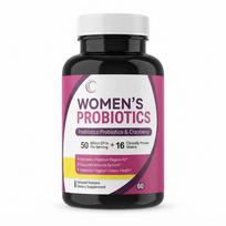 Women's Probiotic 50 Billion CFU – 16 Strains with Organic Cranberry (60 Caps) 1pack