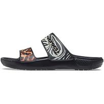Crocs Classic Clog Cozy Unisex Black Multi Color Slippers 'Black' 207847-0C4 34-35 black