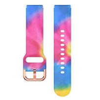 Leopard Print Band for Huawei Watch GT5 41mm/GT4 41mm Soft Silicone Printed Strap Compatible with Huawei Watch GT5 PRO 42mm GT5 Pro 42mm pink