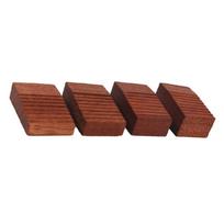 4Pcs Wood Guitar Floating Tremolo Trem Wedges Luthier Tool Floating Tremolo Set Up Blocks Slider String Changing Tools 1 brown