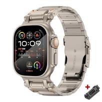 Titanium Strap for Apple Watch Ultra 3 2 49mm Band Series 11 10 46mm 8 9 7 se 6 Watchband for iWatch ultra 49 44mm 45mm Bracelet 46mm(Series 10 11) gray