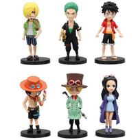 6 vnt./rinkinys Anime One Piece Veiksmo figūrėlė PVC Lufis Naujas Veiksmo Kolekcinis Modelis Dekoracijos Lėlė Vaikų Žaislai Kalėdinei Dovanai black
