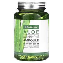 Farmstay, All-in-One Ampoule, Aloe, 250ml (8.45fl oz) black