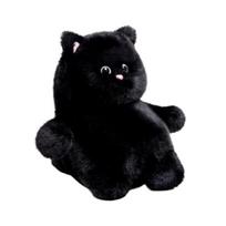 Pliušinis lėlė-simuliacija katė iškamša žaislas žavingas iškamša namams, sofai, lovai, dekoracijoms prie lovos 40cm black