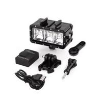 Diving Fill Light Waterproof Underwater LED Night Light for GoPro Hero insta360 SJCAM AKASO DJI Osmo Action Camera Accessories gray