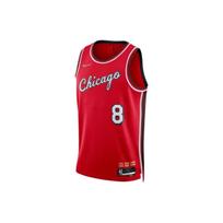 Nike x NBA 75 Chicago Bulls Jerseys 'Zach LaVine 8' Men's DB4021-657 L red
