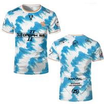 New JUL Marseille Rap All-Over Print Jersey 13 Organize Hip Hop Football T-Shirt Training Uniform Unisex Custom Streetwear Unisex style XL blue