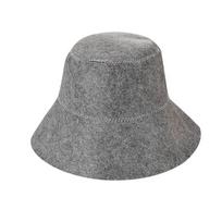 Felt Sauna Hat Anti Heat Russian Cap Thicken Wool Felt Shower Cap Hair Turban For Bath House Head Protection Drop pilka spalva