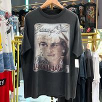 1997 Diana Princess Of Wales Rap Aged T-Shirt Black M 4XL gray