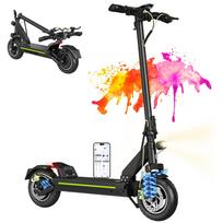 TODIMART D6 Suaugusiųjų Elektrinis Visureigis Motoroleris: 50 km nuotolis, 800 W variklis, 48 V 13 Ah/18,2 Ah baterija, dviguba pakaba, Bluetooth programėlė. D6-48V 13ah