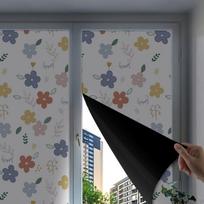 Sustiprinta juodinanti stiklo lipdukas nuo šviesos pratekėjimo šviesos blokavimo plėvelė saulės apsaugos plėvelė biurui S-Style B gray