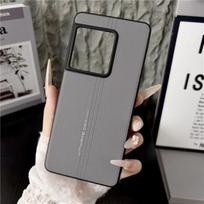 Plain Leather Phone Case For Sony Xperia 1 Viii xperia1 VIII Mid-line Ultimate design Drop-resistant Protective Cover Sony Xperia 1 VIII pilka spalva