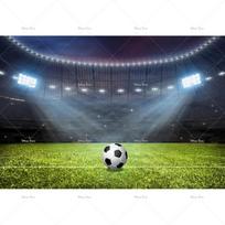 Sport Football Field Backdrop Green Stadium Grass Design Boys Birthday Party Flag Balloon Cake Photoshoot Background Supplies 59x51.1inch/150*130cm gray