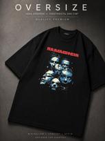 Oversized Rammstein T-shirt, Metal Back in S black