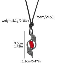 Devil May Cry 5 Dante Necklace Metal red zircon Pendant Game Souvenir- Collectible Game Peripheral Jewelry Gift black