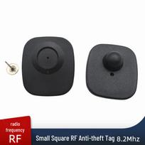RF 8.2MHz Square Anti-theft Tag for Clothing, Shoes, and Hats in Supermarkets and Shopping Malls Other Specifications black