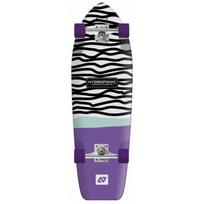 Hydroponic Square Complete Cruiser Skateboard Concrete Purple