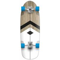 Hydroponic Rounded Complete Cruiser Skateboard Classic 3.0 White