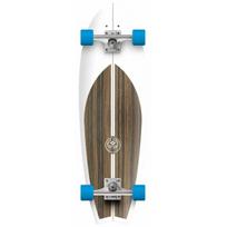 Hydroponic Fish Complete Cruiser Skateboard Classic 2.0 White / Brown
