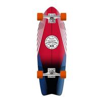 Hydroponic Fish Complete Cruiser Skateboard Lines Red