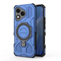 Magnetic Wireless Charge Cover For Honor 400 Lite 400Pro Phone Holder Back Case For Honor 400 Lite Cover For Honor 400 Lite Case Honor 400 (Global) mėlyna
