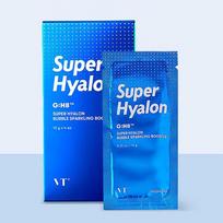 VT Sparkling Booster 10g x 4ea (Super Hyalon Bubble, Cica Bubble, Progloss Bubble) Super Hyalon Bubble 10g x 4ea blue
