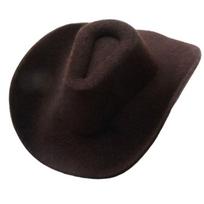 Tiny Cowboy Hat Embellishments Miniature Western Hat Ornament For Handmade Craft Clothing Decoration Sewing Accessories black