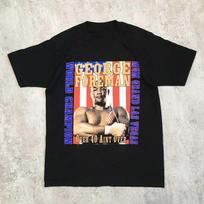 Nokautas. GEORGE FOREMAN MARŠKINĖLIAI BOKSAS Unisex Juodi Marškinėliai Unisex Marškinėliai L beige