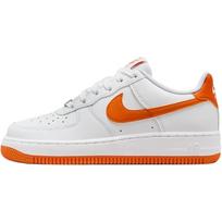 Nike Air Force 1 GS Balti Saugiai Oranžiniai Vaikų Sportbačiai FV5948-113 36 white