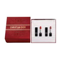 DIOR Lipstick Vibrant Blue Gold Dual Pack Makeup Set Lucky Gift Limited Gift Box Velvet Smoothly Holds Makeup with a High-Level Feel and Does Not Get mėlyna