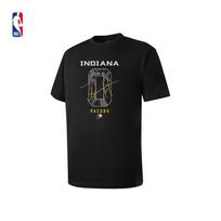 NBA Official Haliburton Team Sports Short Sleeve T-Shirt M(170/88A) gray