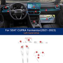 TPU Interior Protector Film for SEAT Cupra Formentor 2021-2023 Anti-Scratch Transparent Sticker LHD balta