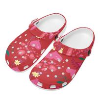 Colorful Printed EVA Clogs Adult Unisex Soft Sole Breathable Lightweight Slip On Casual Shoes Summer Sandals Daily Walking Wear 36 balta