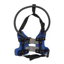 Ring Harness for Blind Dog Pet Anti Collision Ring Adjustable Bumper Guards Guiding Device Easy Fixation for Blind Pets black