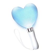 LED Glow Stick 15 Colors Change Battery Powered Heart Shaped Flashing Light Stick For Wedding Party Celebration (4.72 x 4.33 x 3.94 x 1.18 In) 15 colors #1