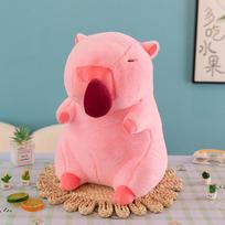 50cm Animacinis Gleivėtas Kapibara Pliušinis Žaislas Kawaii Imitacinis Gyvūnas Mielas Pliušinis Minkštas Įdarytas Lėlė Pagalvė Didelis Dydis Gimtadienio Dovana 30cm pink