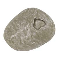Pet Memorial Garden Stone DIY Lettering Simulation Pebbles Pet Grave Marker for Dogs Cats Love Stone Moss Color gray
