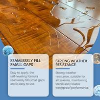 Invisible Waterproof Roof Repair Coating Agent Transparent Sealant Glue with Brush Anti-Leak Solution for Home Use one size brown