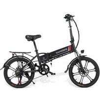 SAMEBIKE 20LVXD30-II Folding E-Bike, 20 Inch Electric Bicycle with 48V 10.4Ah Removable Lithium Battery, Adult Urban Commuter Bike juoda