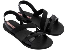 Ipanema Vibrant Sandal Fem Black/Black/Pink [83767 BQ361] size 41/42 black