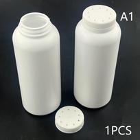 Empty Plastic Cosmetic Powder Dispenser 1Pcs Refillable Talcum Powder Bottle for Travel Outdoor Daily Use A1 gray