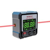 Goniometer Inclinometer Four Sided Magnetic Base Magnet Angle Finder  for Construction Engineering Angle Protractor gray
